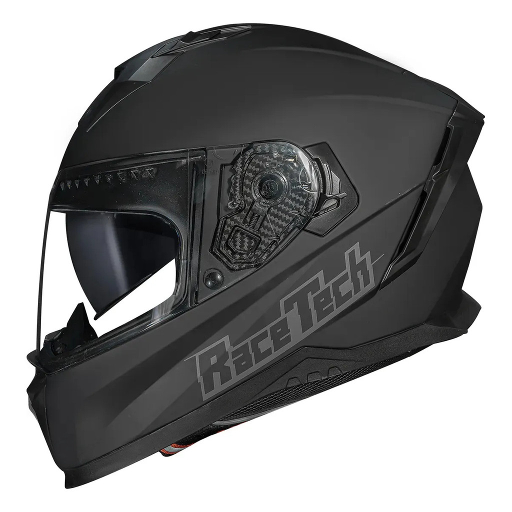 Capacete Moto Race Tech Volt Com Óculos Interno Fechado Integral Masculino Feminino