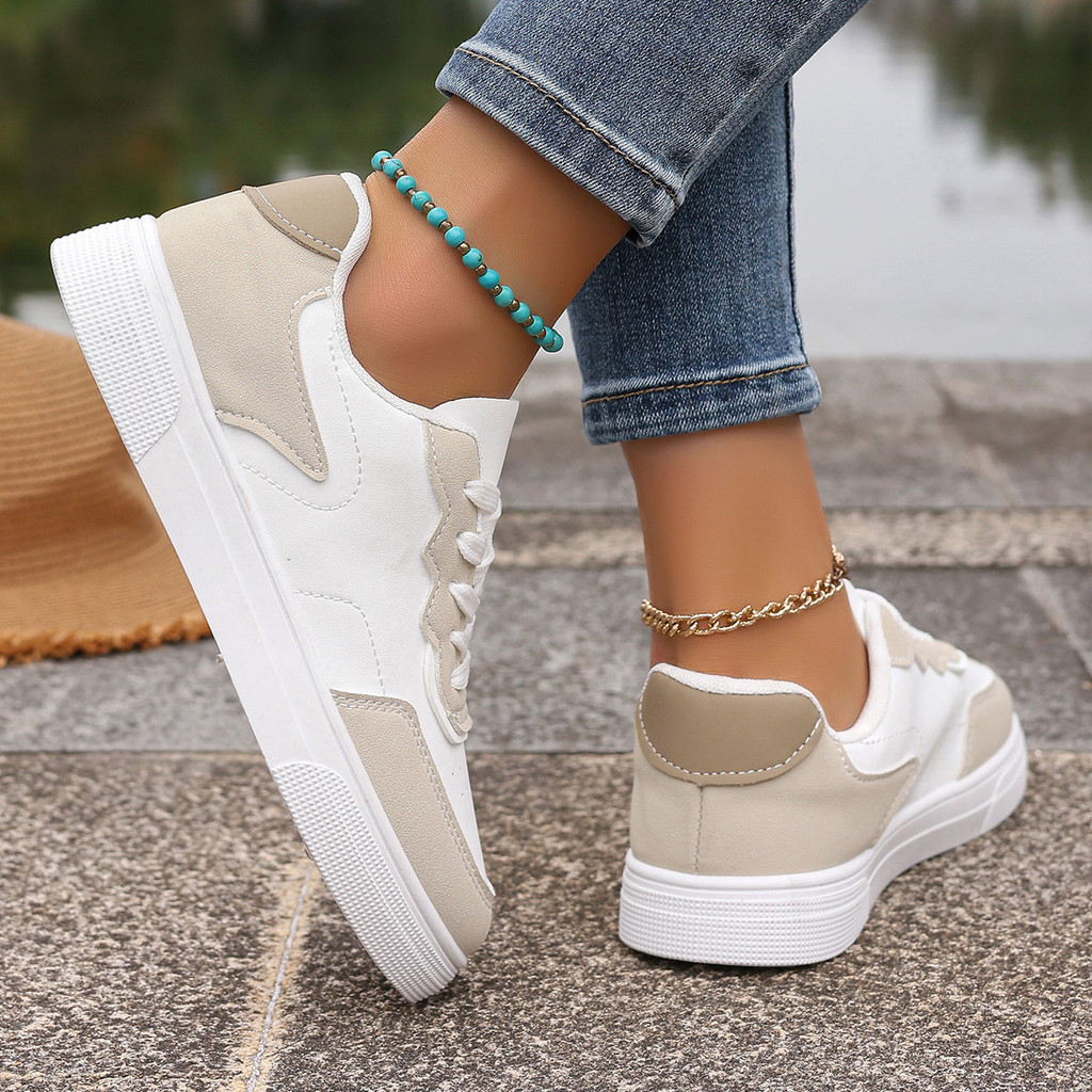 Tênis feminino sapatos brancos feminino estudante tênis casuais sapatos femininos tênis de sola macia ao ar livre Sne