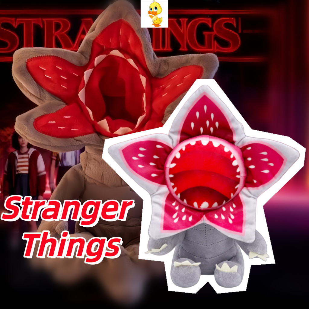 Mais ✨ Pelúcias De Coisas Estranhas Nova Stranger Things Demogorgon Plushie Boneca Engraçada Derivadas Brinquedos De Pel