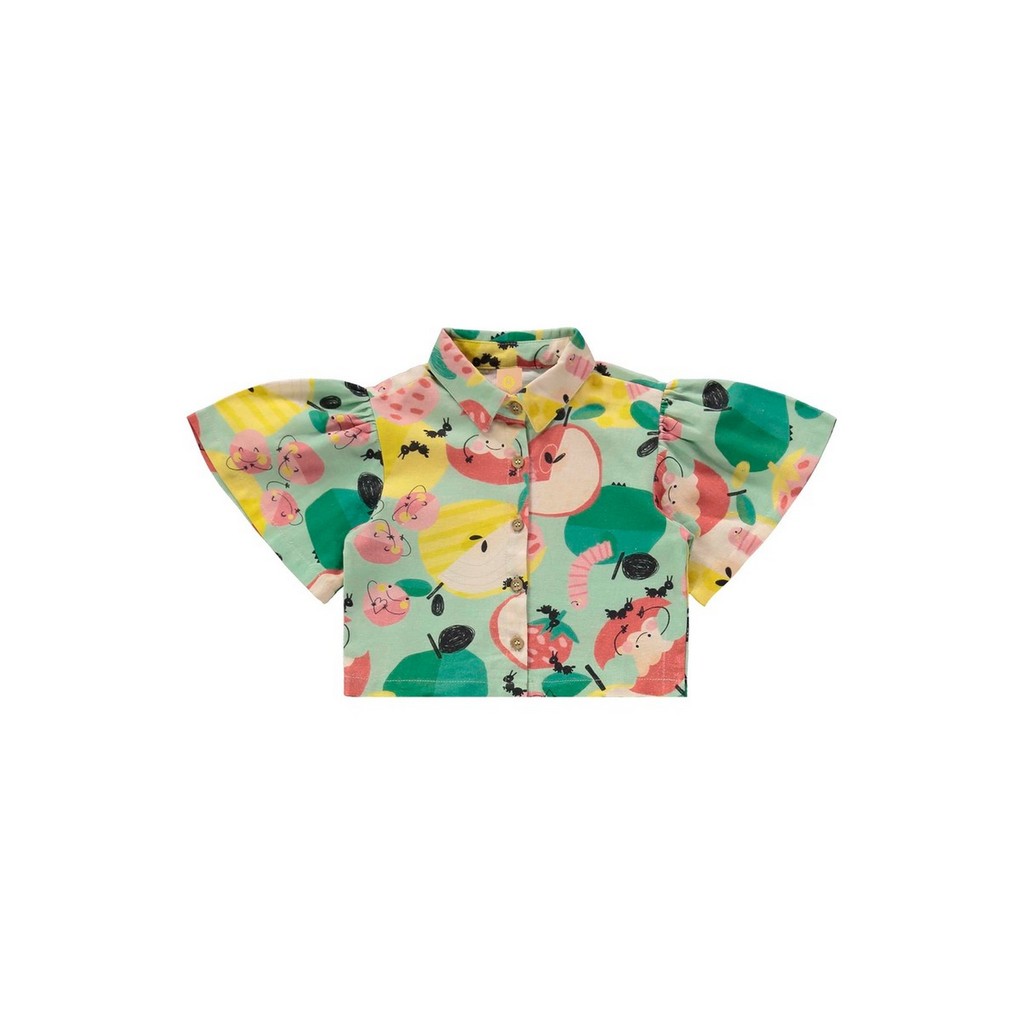 Conjunto Infantil para Menina com Camisa e Short Três e Já · foto 2