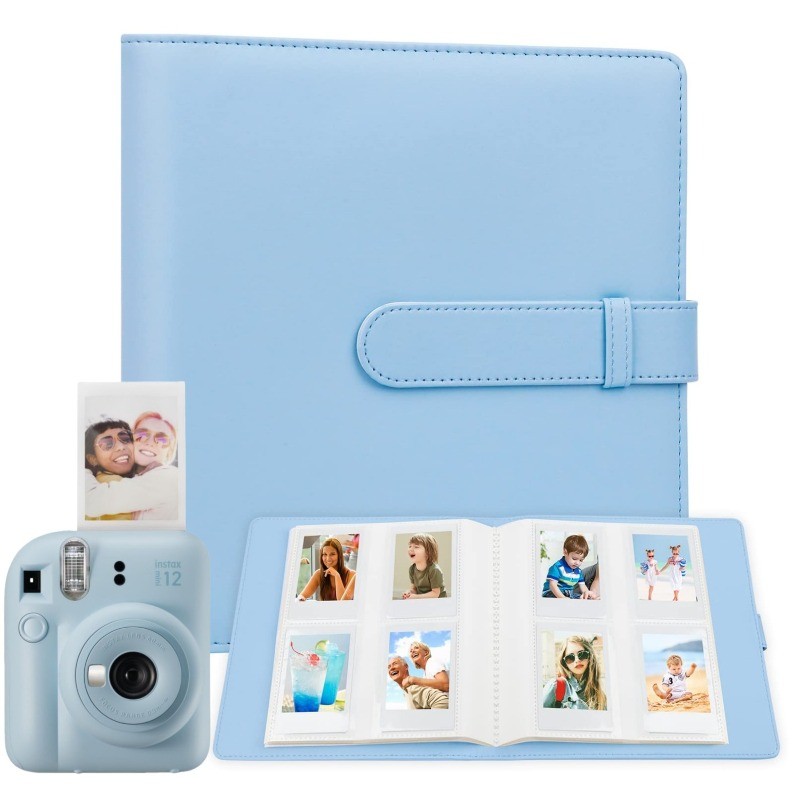 256 Álbum De Fotos Para Instax  Mini  12/11/9/90/70/40/8 Polaroid  universal 3 polegadas PU álbum de fotos em Oferta na Shopee