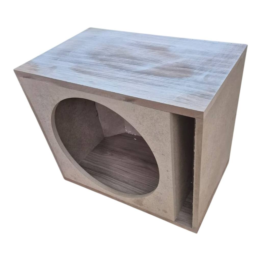 Caixa De Som Aut Sub 15 Polegadas 62L Duto Régua 100% MDF