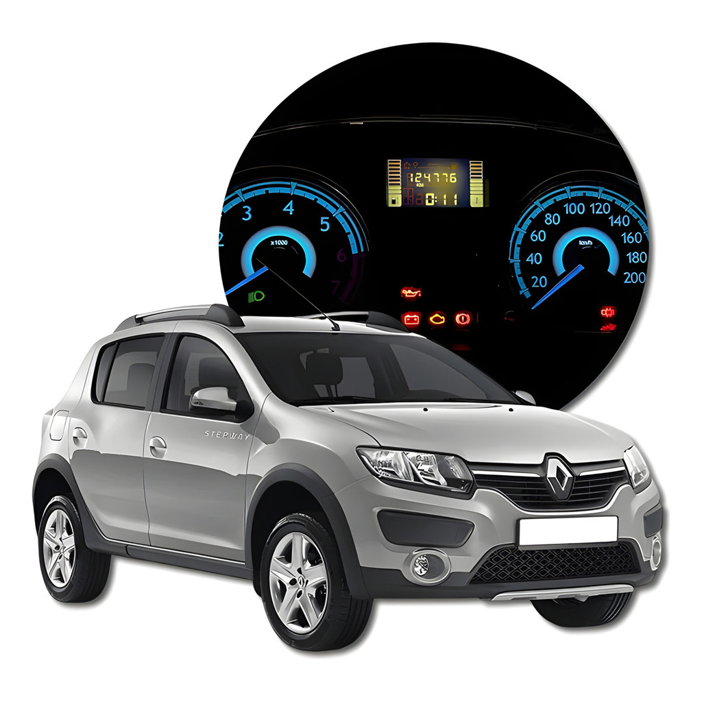 Kit Led Smd Display Do Painel Instrumentos Renault Sandero