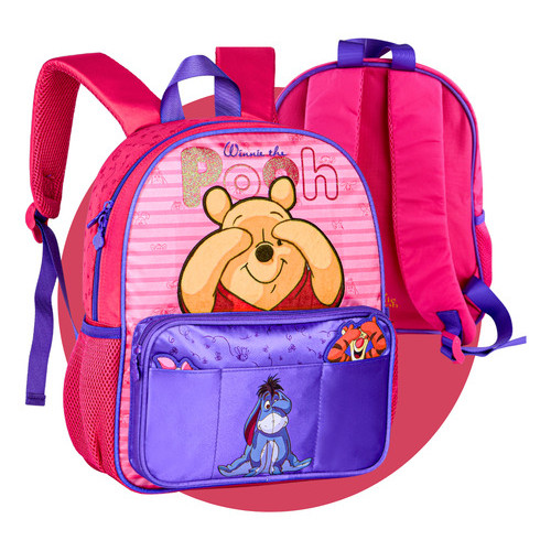 Mochila Escolar de Costas Infantil Ursinho Pooh 12 Litros Bolsa Leve