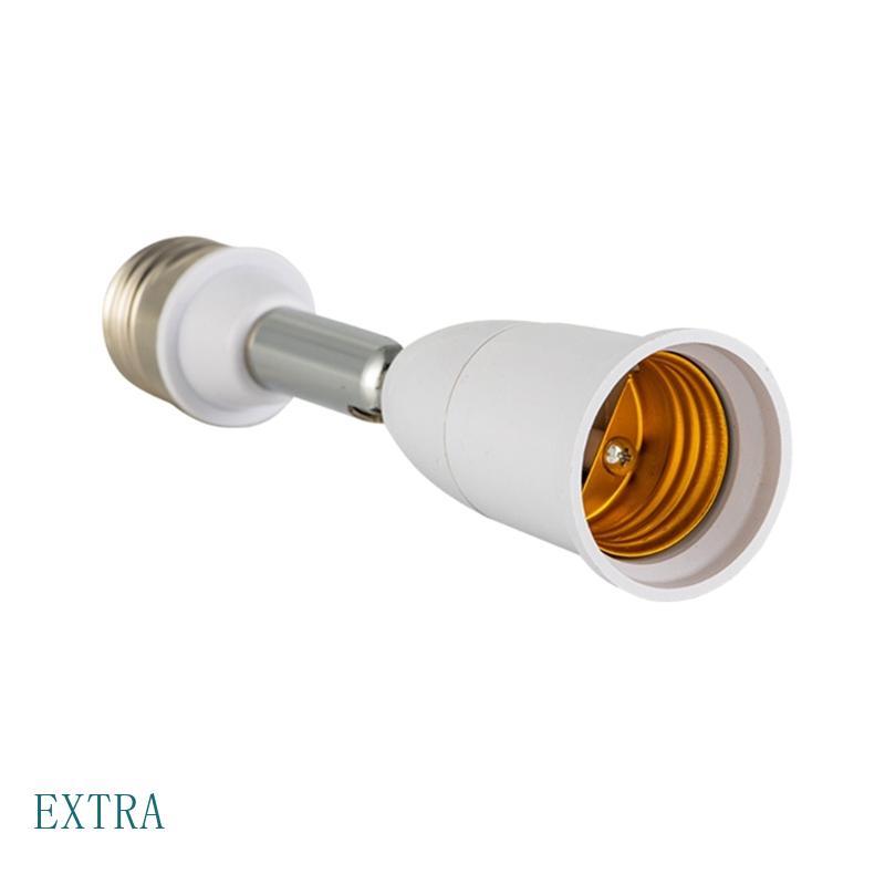 EXT E27 A E27 Extensor Soquete Lâmpada Dobrável 180 Graus Conversor Ajustável Para Ventilador Incandescente LED