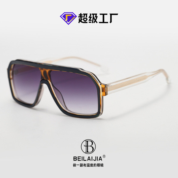 oculos de sol feminino óculos de sol feminino Piloto de uma peça moda legal óculos de sol Avant-Garde óculos de sol TR