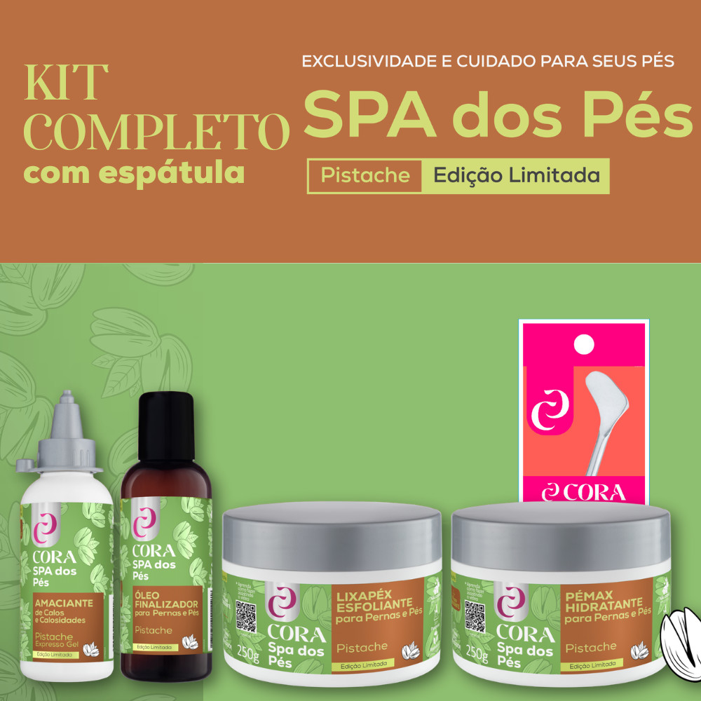 Kit Spa dos Pés Cora Pistache