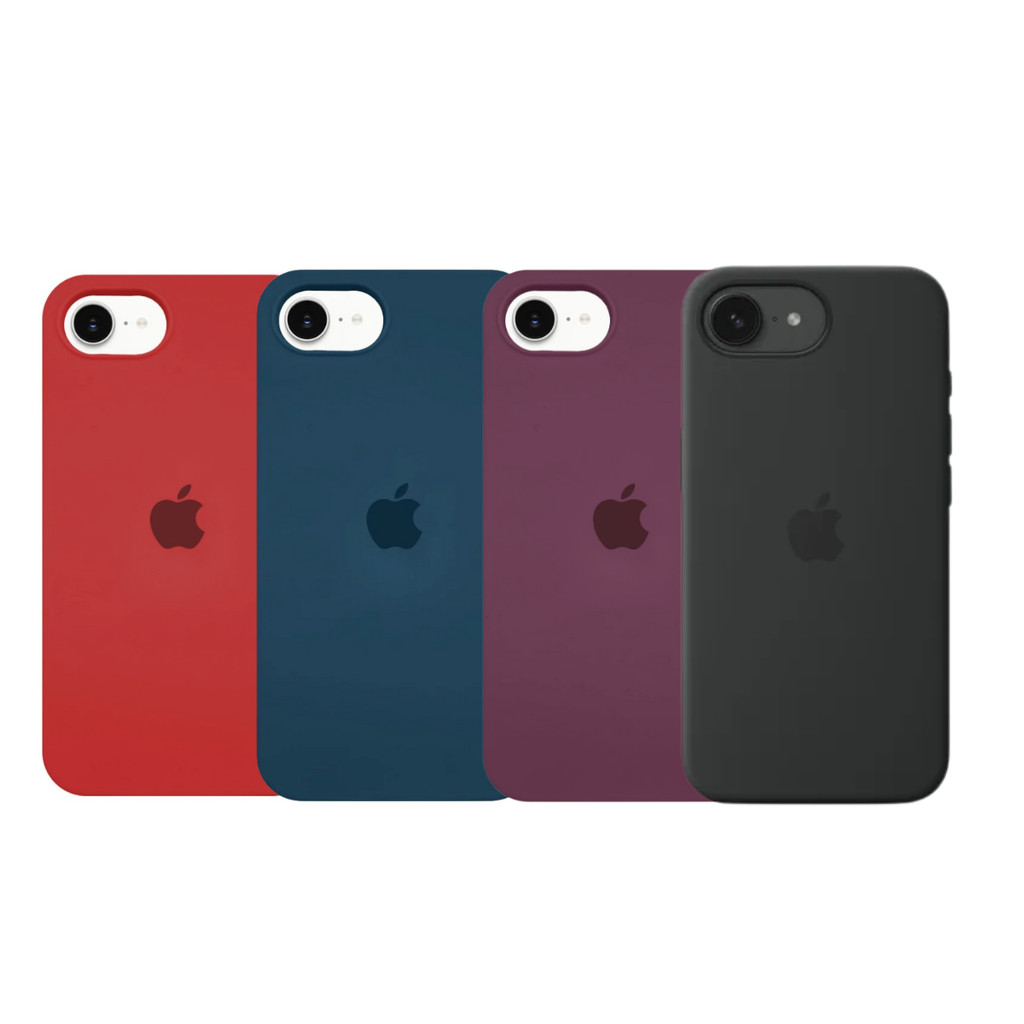 capinha capa de silicone case aveludada proteção premium anti impacto para iphone 16E