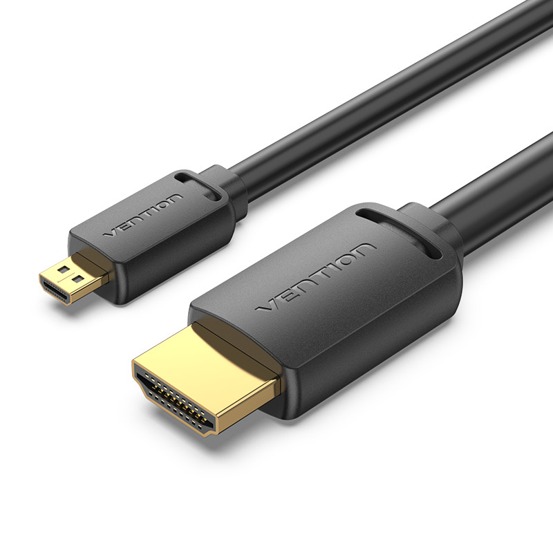 Cabo Micro HDMI x HDMI Vention Câmeras Notebook Monitor 3m