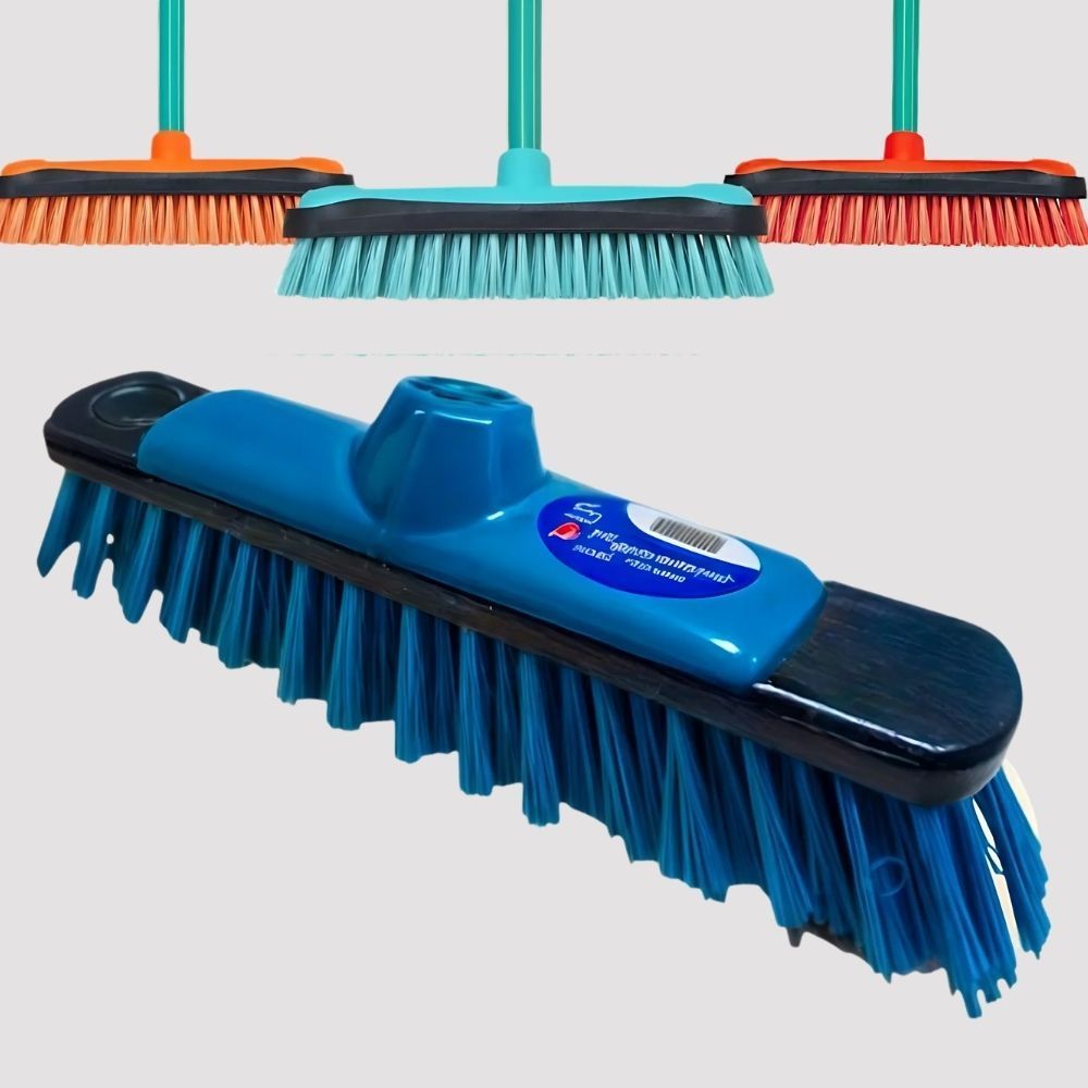 Vassoura Esfregão Limpeza Pesada Para uso Calçada Quintal Cerdas Duras Com ou Sem Cabo em Oferta na Shopee