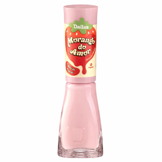 Esmalte Dailus Morango do Amor Transparente Calda de Açúcar
