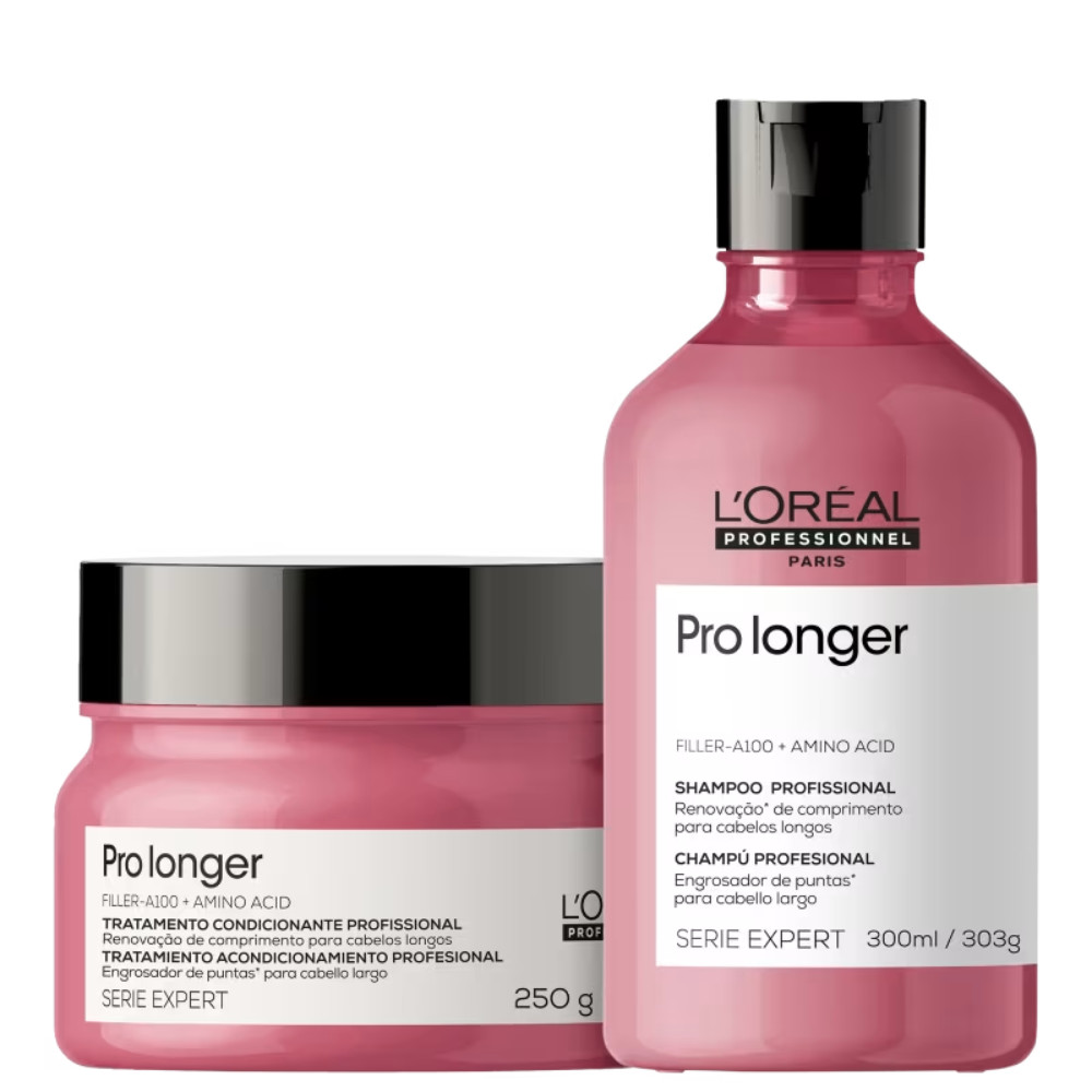 Kit L’Oréal Professionnel Série Expert Pro Longer Shampoo 300ml + Máscara 250g