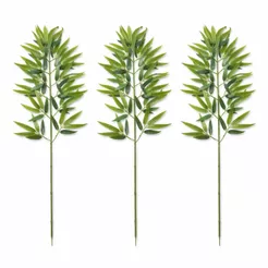 3 Hastes de Bambu Artificial Grande Sem Vaso Decoração