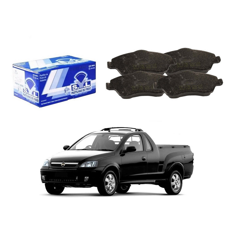 Pastilha Freio Dianteira, Montana 1.4 2008 A 2010 em Oferta na Shopee