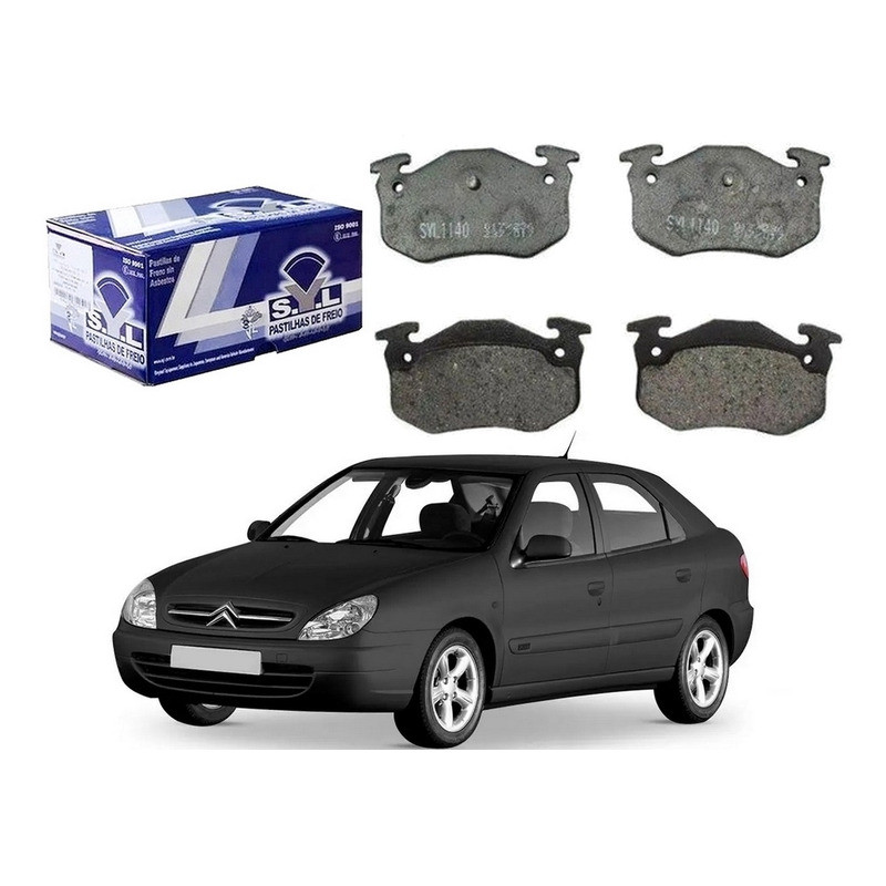 Pastilha Freio Traseira Xsara 1.6 1.8 2.0 2001 A 2005