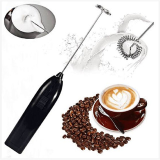 Misturador Elétrico Mini Mixer Inox Portátil Multiuso Para Café Leite Ovos Whey