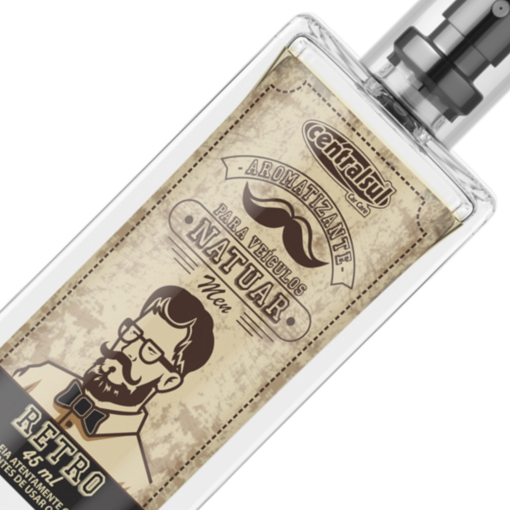 AROMATIZANTE NATUAR MEN RETRO CENTRALSUL 45ML