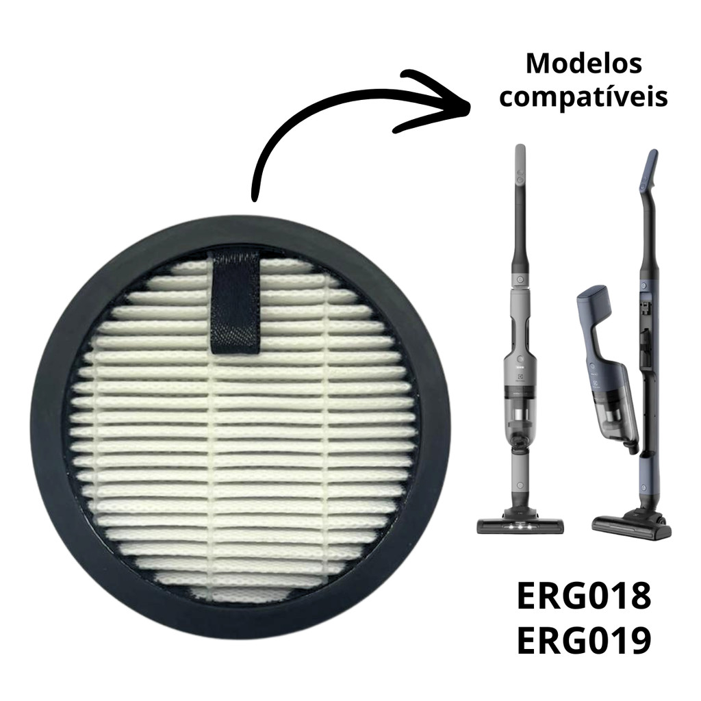 Filtro Espuma Aspirador Electrolux Erg019 Erg018 Original Lavável Reposição