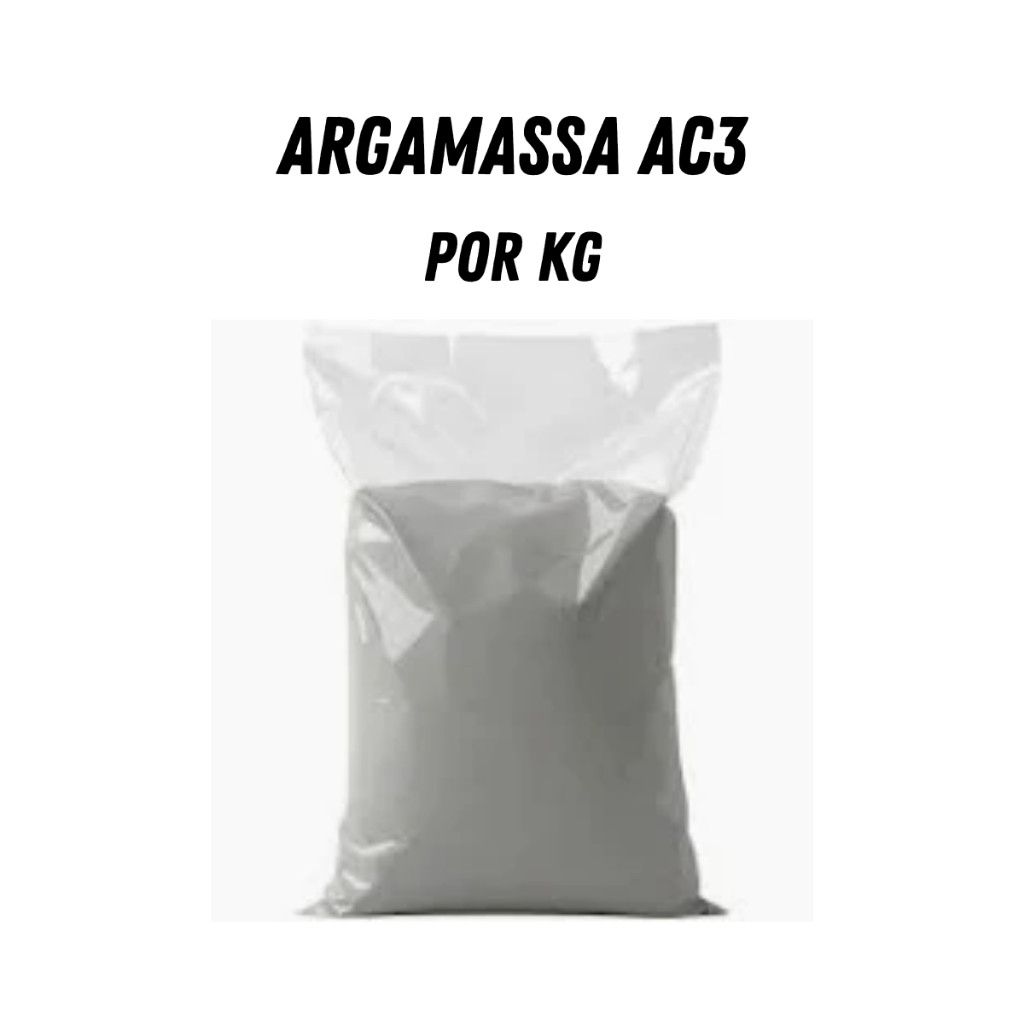Argamassa Cinza Ensacada E Lacrada AC3 2KG em Oferta na Shopee