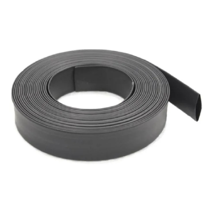 Espaguete Tubo Termo Retrátil Isolamento 50mm Preto 1 Metro