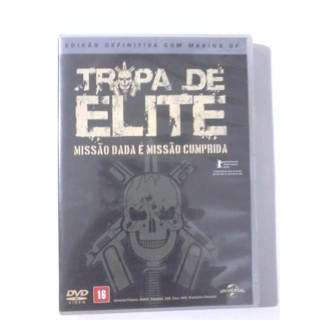 DVD Tropa de Elite - Wagner Moura, Caio Junqueira, André Ramiro editora José Padilha