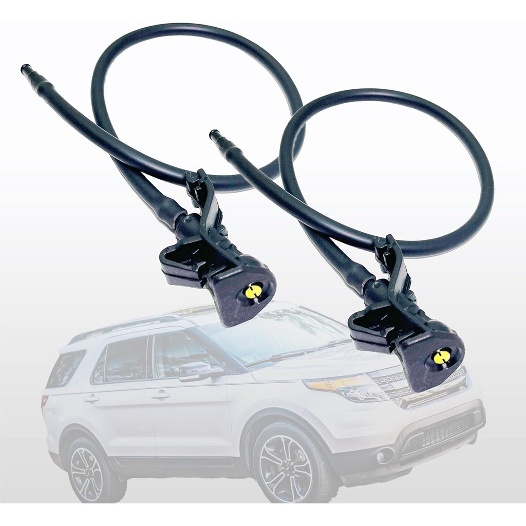 Kit De Bicos Lavadores De Pára-Brisa De 2 Peças BB5Z17603A AR3Z17603A De Lavagem Ajustáveis Jato De Spray Compatível Com