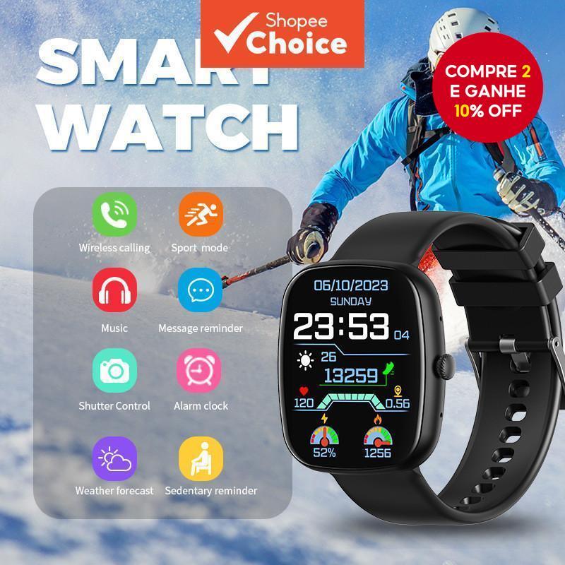 Smartwatch com Controle de Câmera - Comprar com Melhor Preço em Aparelhos Vestíveis