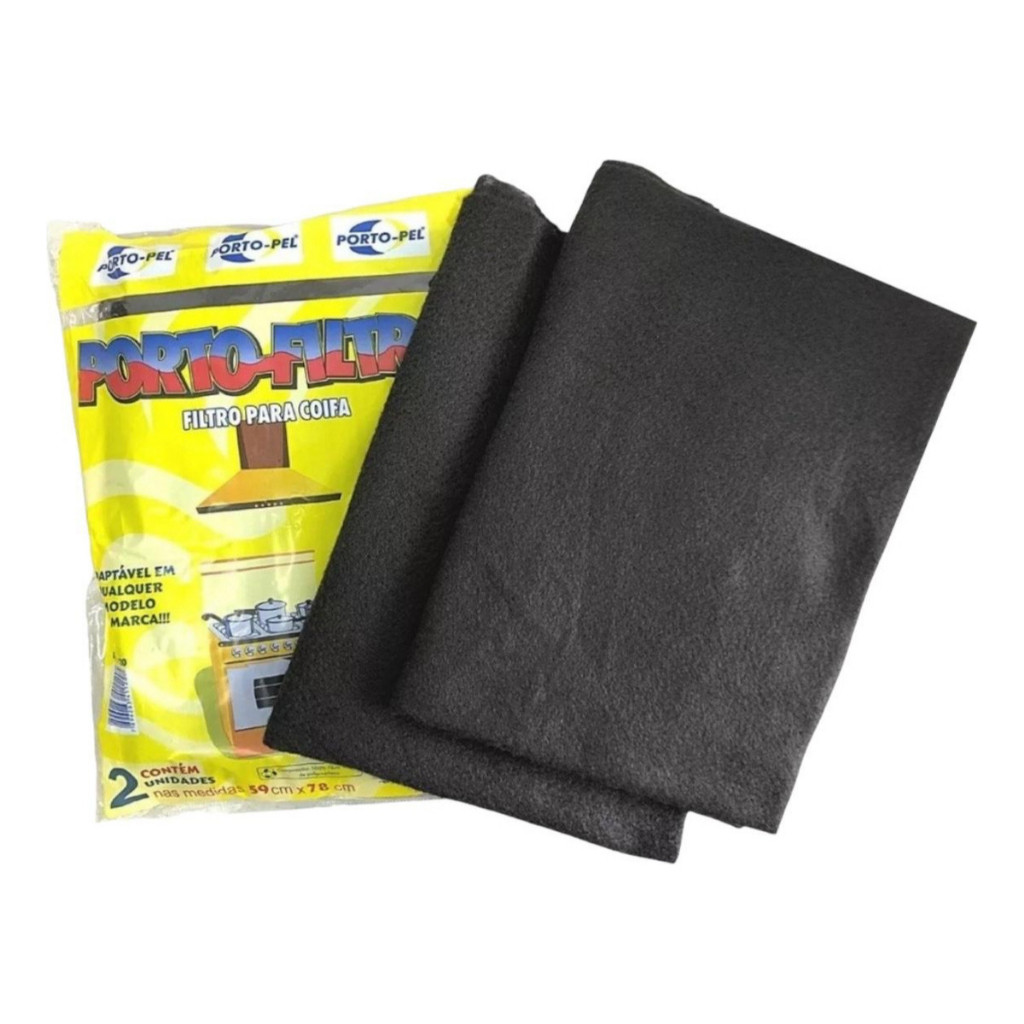 2 Filtros Mantas P/ Coifa Para Todas As Marcas De Coifas E Exaustores Serve Para 4 Bocas e 6 Bocas