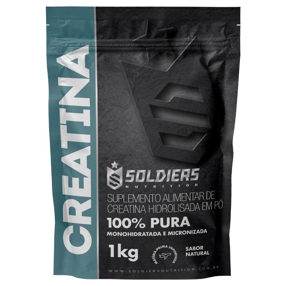 Soldiers Nutrition - Creatina Monohidratada 1Kg - 100% Pura Importada