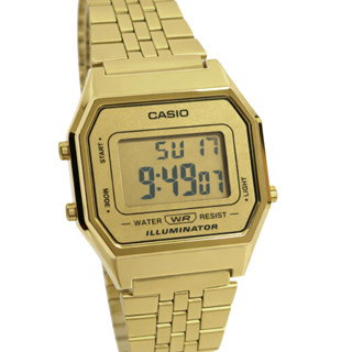 Relógio Casio Digital Vintage Feminino Dourado LA680WGA-9DF em Oferta na Shopee