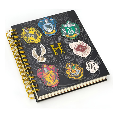 Planner Permanente Imãs Hp Hogwarts - Imaginarium Preto