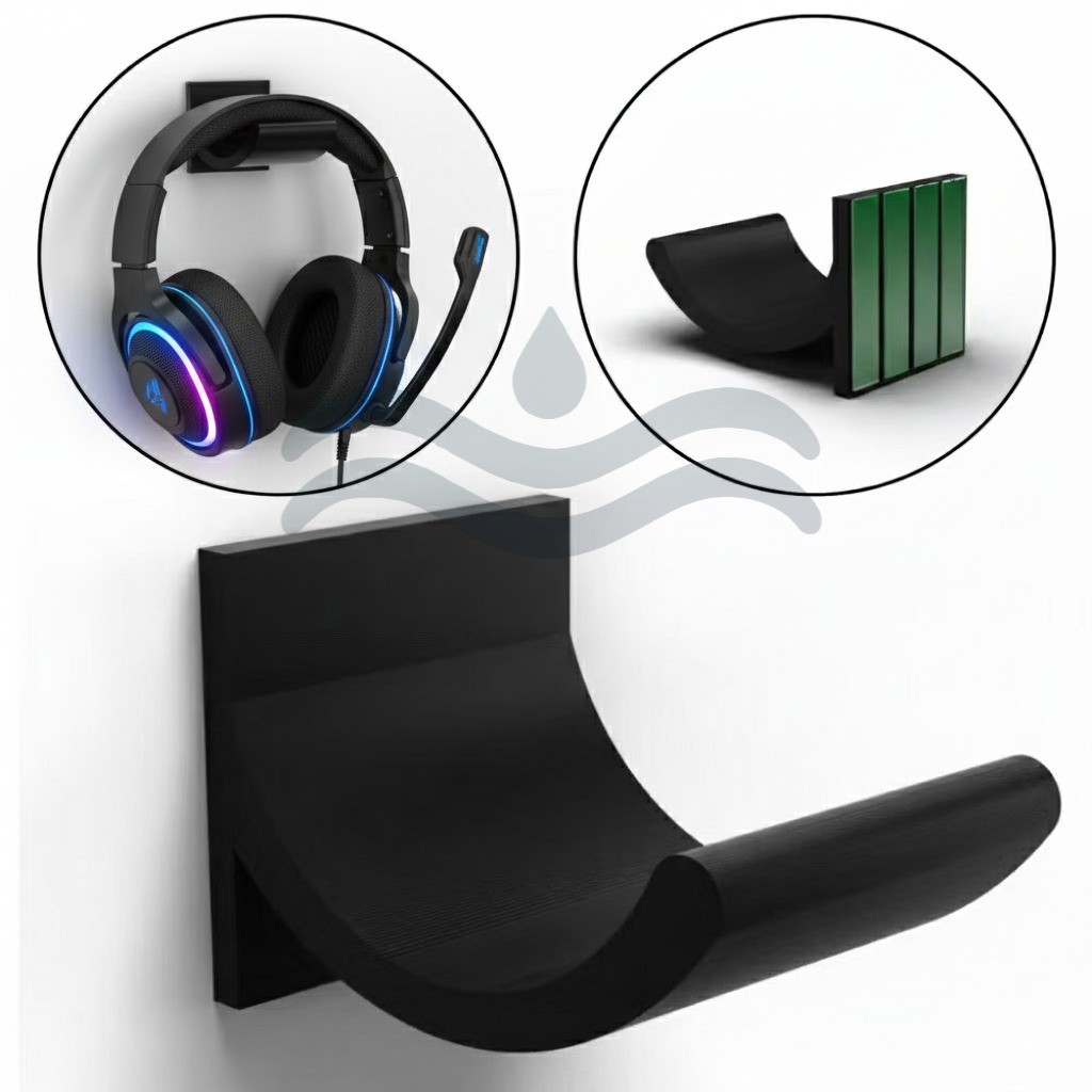 Suporte de Parede para Headset Gamer Headphone Fone de Ouvido Controle de Videogame Ganchos Multiuso com Fita Dupla Face em Oferta na Shopee