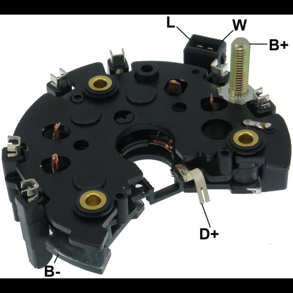 Ponte retificadora 9Ah  12V  Vw Bora 2000 a 2010 Gauss