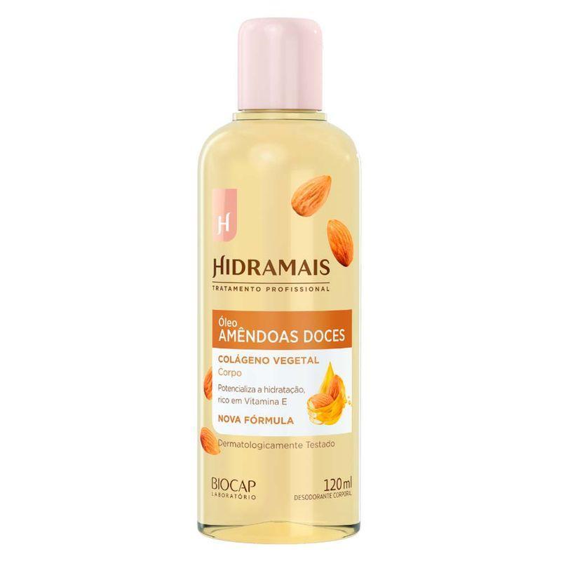 Óleo Corporal Amêndoas e Colágeno Hidramais 120ml