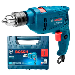 Furadeira de Impacto Profissional 550W Mandril 13mm Reverso GSB 550 Bosch com Maleta