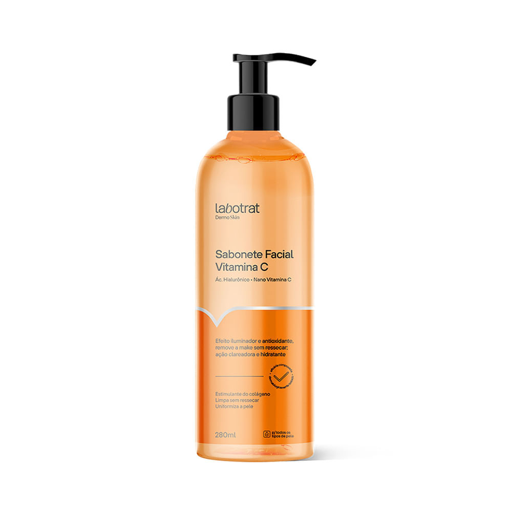 Sabonete Líquido Facial Labotrat Vitamina C 280ml em Oferta na Shopee