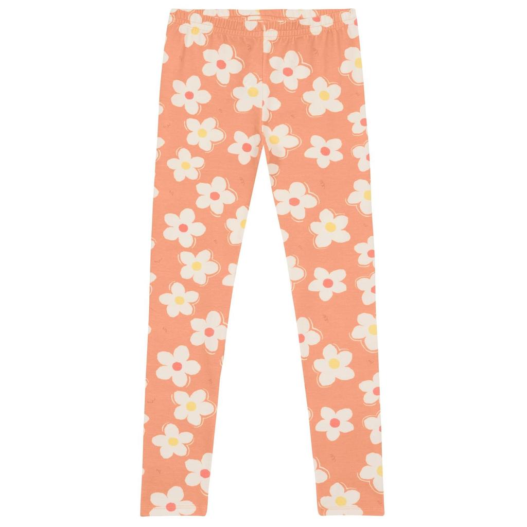 Calça legging infantil menina floral em cotton Brandili em Oferta na Shopee