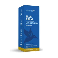 Blue Calm Melatonina - 20ml Maracujá - Puravida