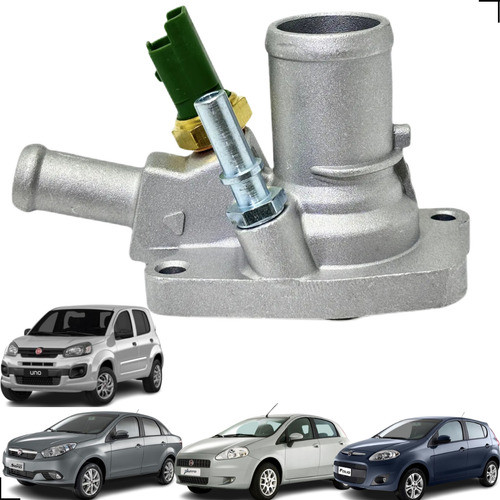 Imagem Válvula Termostática Palio Fire Evo Fiat Uno Fiorino 1.0 1.4