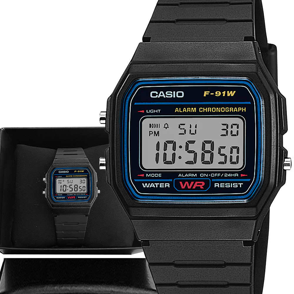 Relógio Casio Digital Vintage Prova D'água Original Garantia em Oferta na Shopee