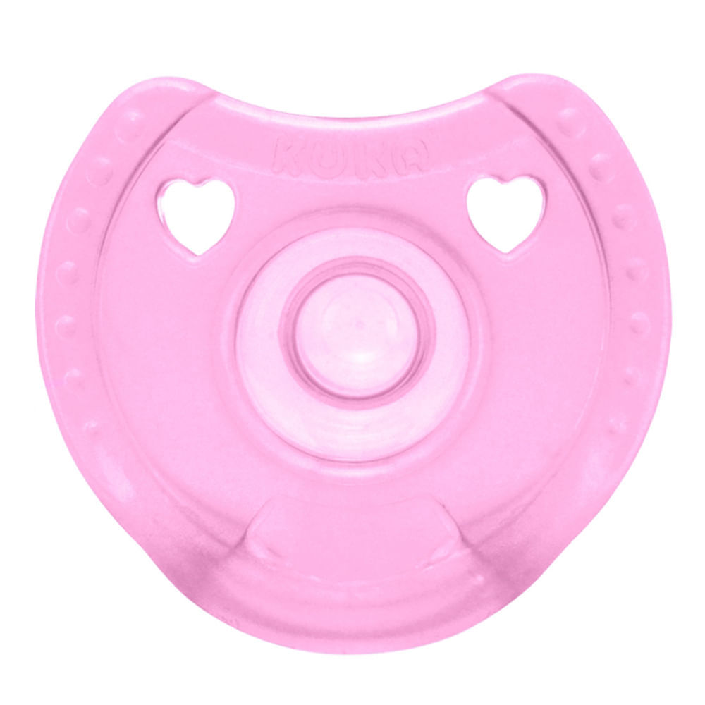 Chupeta Kuka Silicone Soft Comfort Tamanho 1 de 0 a 6 Meses Rosa 1 Unidade em Oferta na Shopee