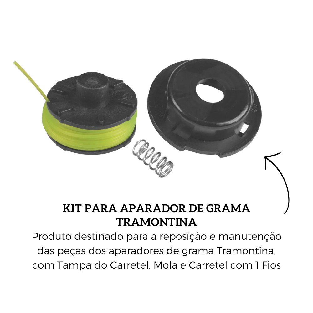 Kit Para Aparador De Grama Componente Reposição Tramontina — imagem 2 de 2