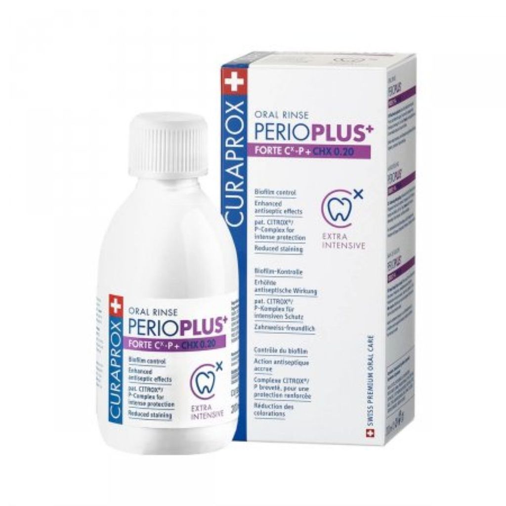 Enxaguante Bucal Perioplus Forte Curaprox 200ml