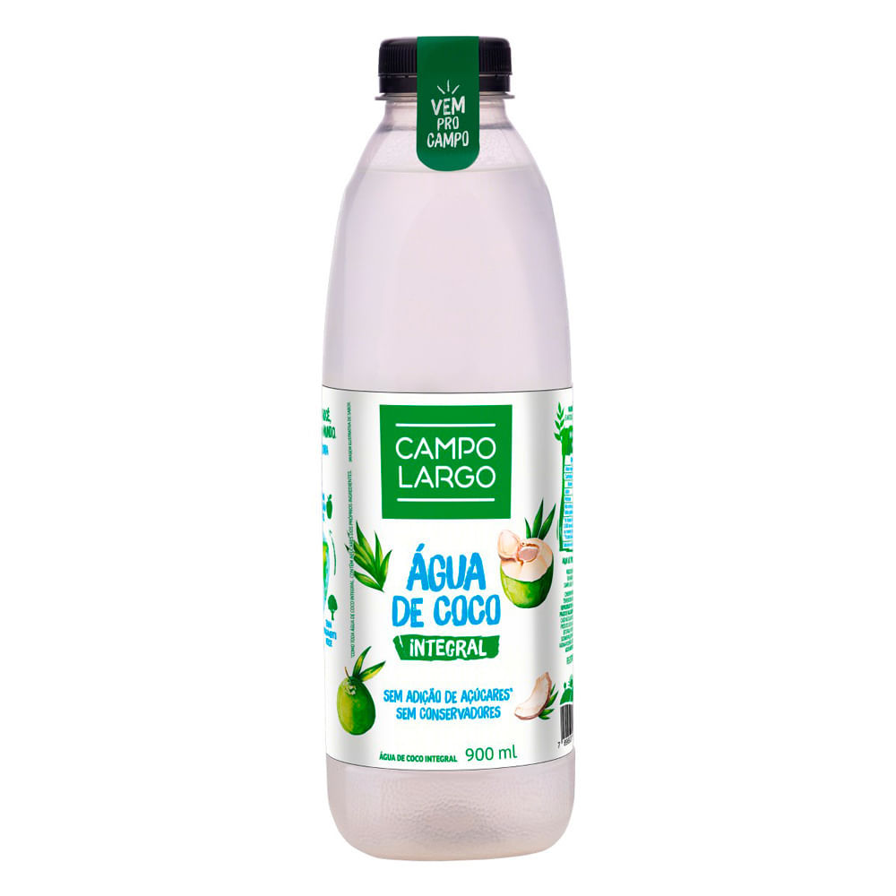 Água de Coco Integral Campo Largo 900ml em Oferta na Shopee