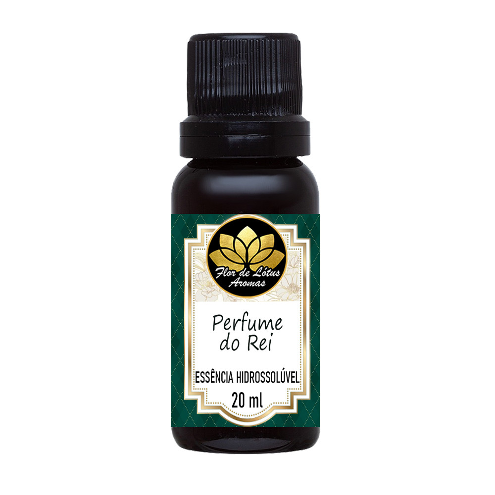 Essência Perfume do Rei concentrada Hidrossolúvel 20ml para aromatizador difusor base de água