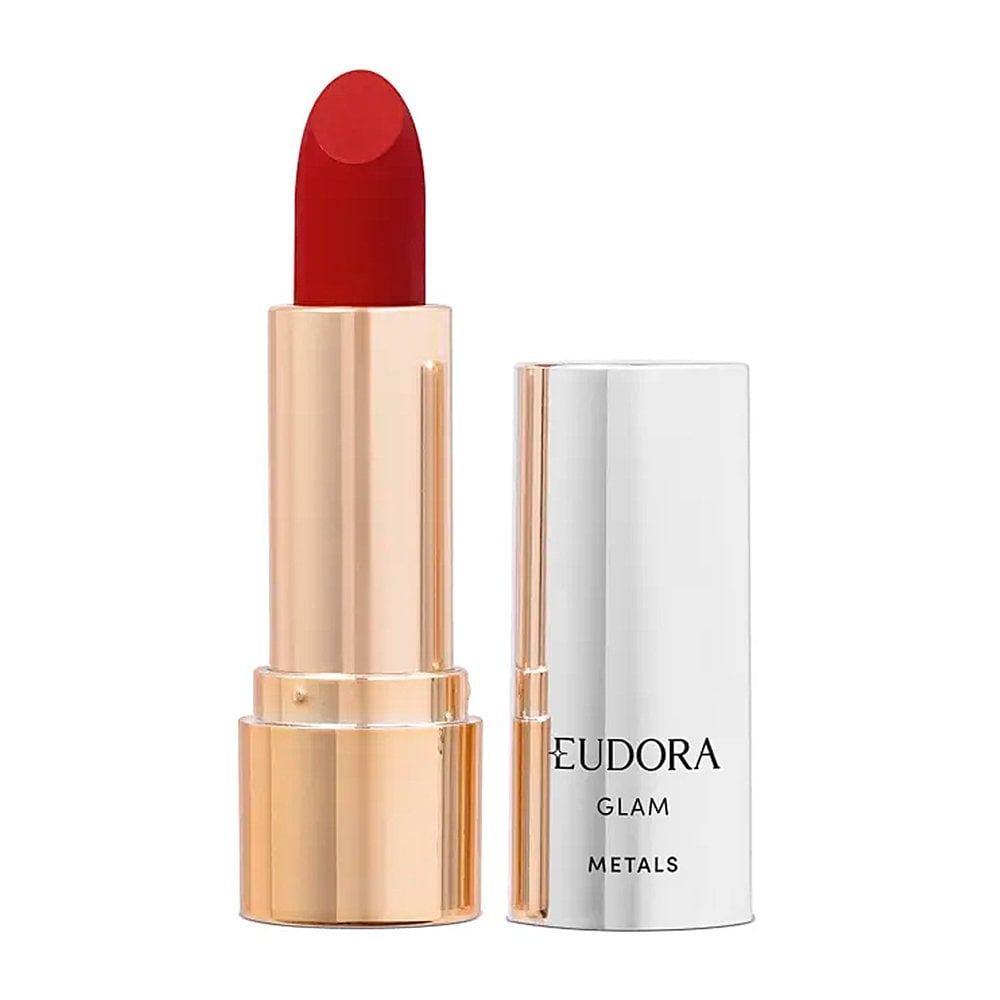 Batom Eudora Glam Metals Vermelho em Oferta na Shopee