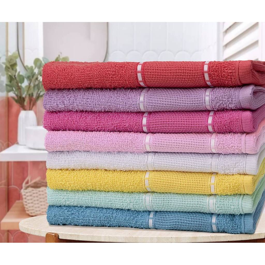 Kit 10 Toalhas de Lavabo com Barra em Etamine para Bordar