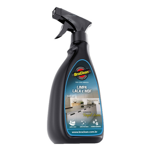 Limpador Spray Braclean Laca E Mdf 500ml Madeiras Móveis Portas em Oferta na Shopee