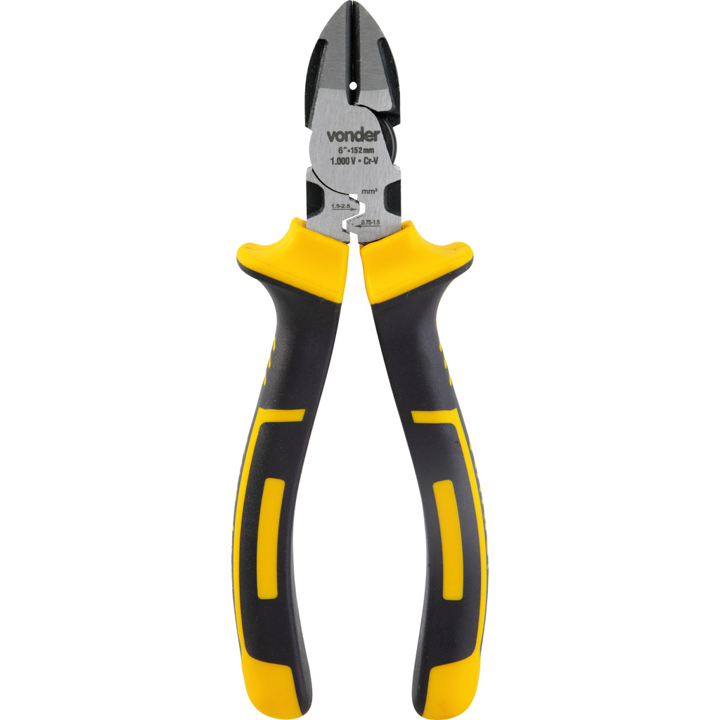 Alicate Corte Diagonal 6" CRV Isolado 1000V Vonder