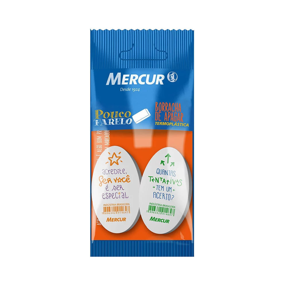 Borracha Mercur Oval Frases Decorados Setas e Estrelas com 2 Unidades em Oferta na Shopee